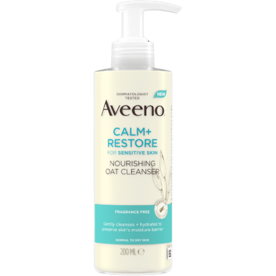 Aveeno Calm & Restore Nourishing Oat Cleanser 200ml