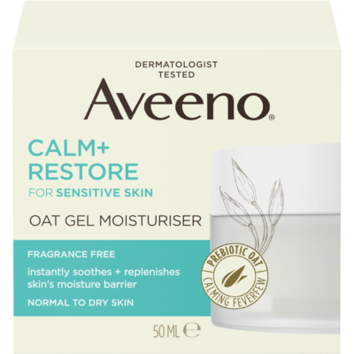 Aveeno Calm + Restore Oat Gel Moisturiser 50ml