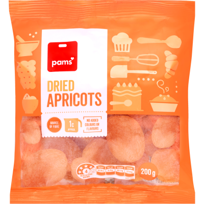 Pams Dried Apricots 200g