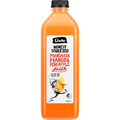 Charlie's Honest Mandarin Mango & Pineapple Juice 1.5l