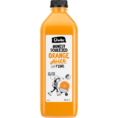 Charlie's Honest Orange + Fibre Juice 1.5l