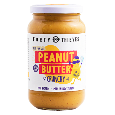 Forty Thieves Crunchy Peanut Butter 375g