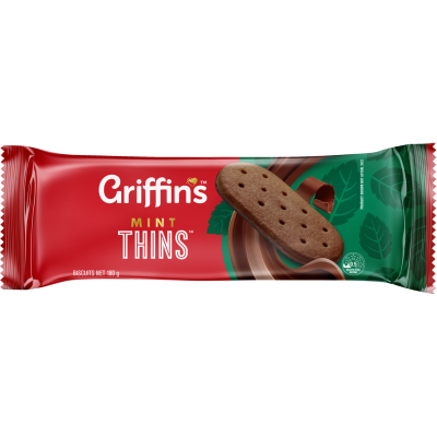 Griffin's Mint Thins Biscuits 180g