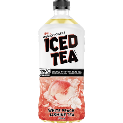 Genki  Forest White Peach Jasmine Iced Tea 900ml