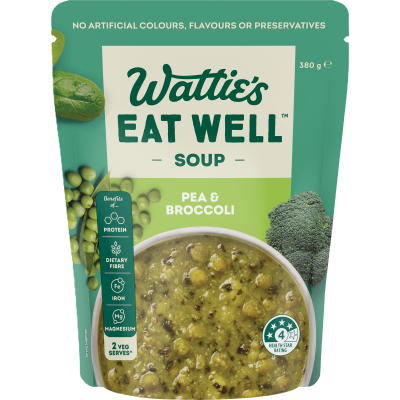 Wattie's Eat Well Pea & Broccoli Soup 380g