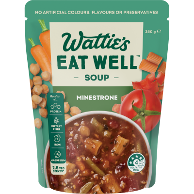 Wattie's Eat Well Minestrone Soup 380g