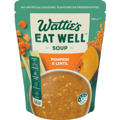 Wattie's Eat Well Pumpkin & Lentil Soup 380g