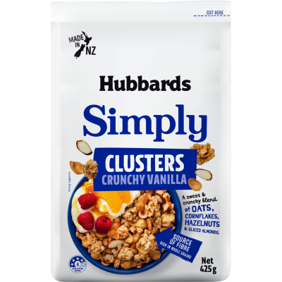 Hubbards Simply Crunchy Vanilla Muesli Clusters 425g