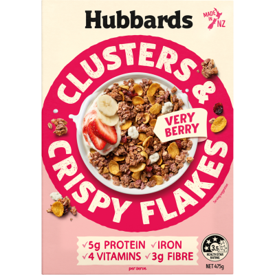 Hubbards Very Berry Clusters & Crispy Flakes 475g