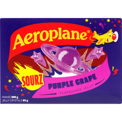 Aeroplane Sourz Purple Grape Jelly 85g
