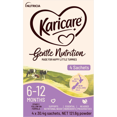 Karicare 2 Baby Follow-On Formula From 6-12 Months 4 x 0.0304kg