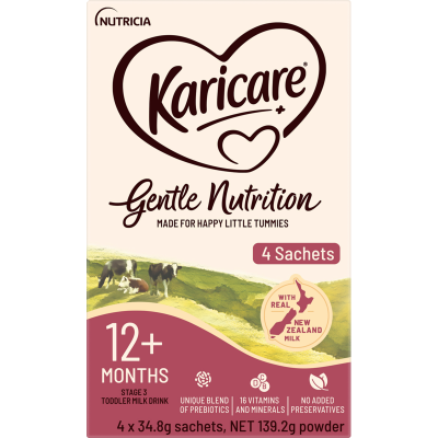 Karicare 3 Toddler Milk Drink From 12+ Months 4 x 0.0348kg