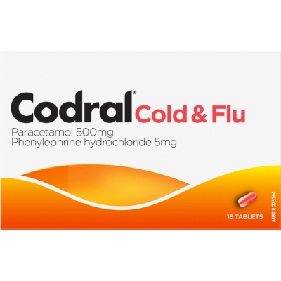 Codral Cold & Flu Tablets 16pk
