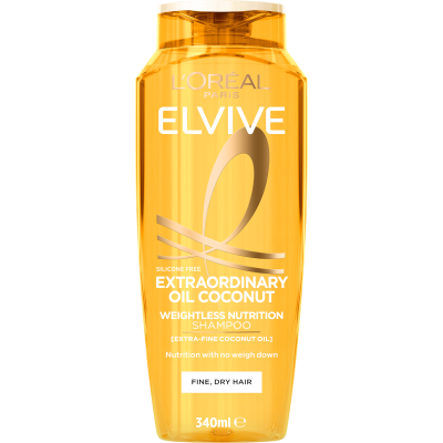 L'Oreal Paris Elvive Extraordinary Coconut Oil Shampoo 340ml