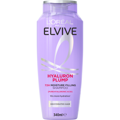 L'Oreal Paris Elvive Hyaluron Plump 72H Moisture Filling Shampoo 340ml
