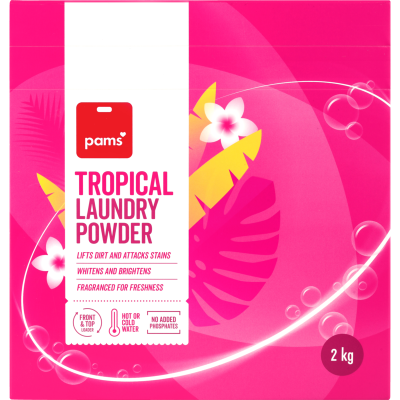 Pams Tropical Laundry Powder 2kg
