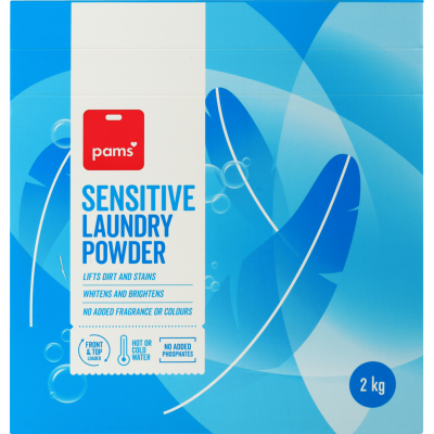 Pams Sensitive Laundry Powder 2kg