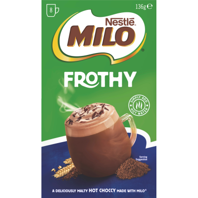 Nestle Frothy Milo Sachets 136g
