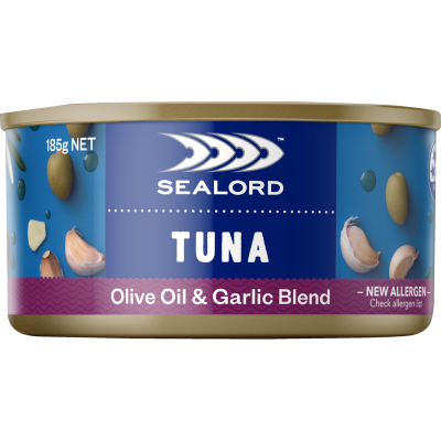 Sealord Olive Oil & Garlic Blend Tuna 185g