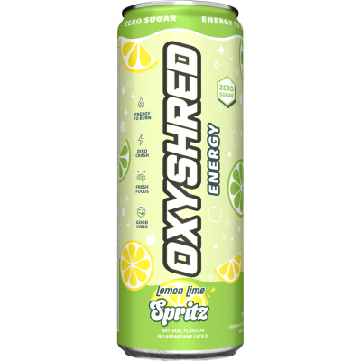 OXYSHRED Lemon Lime Spritz Energy Drink 355ml
