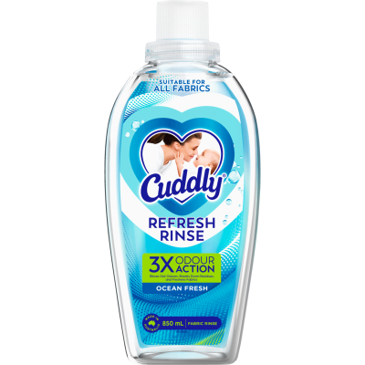 Cuddly Refresh Rinse Ocean Fresh Fabric Conditioner 850ml