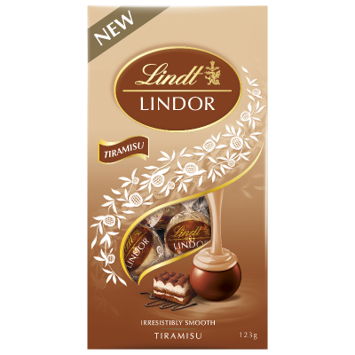 Lindt Lindor Tiramisu Chocolates Pouch 123g