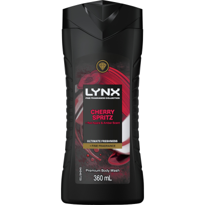 Lynx Cherry Spritz Premium Body Wash 360ml