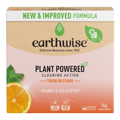 Earthwise Orange & Eucalyptus Plant Powered Laundry Powder 1kg