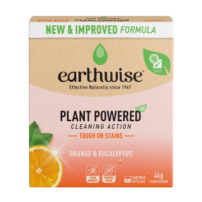 Earthwise Orange & Eucalyptus Plant Powered Laundry Powder 4kg