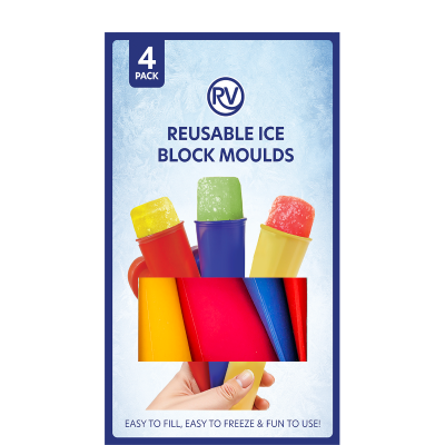 Real Value Reusable Ice Block Moulds 1pk