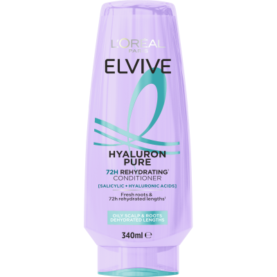L'Oreal Paris Hyaluron Pure 72H Rehydrating Conditioner 340ml