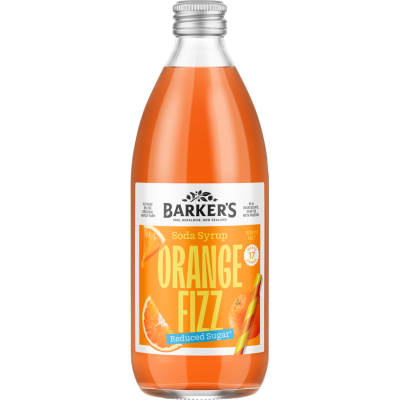 Barker's Orange Fizz Soda Syrup 500ml