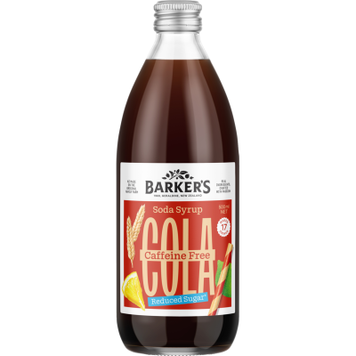 Barker's Caffeine Free Cola Soda Syrup 500ml