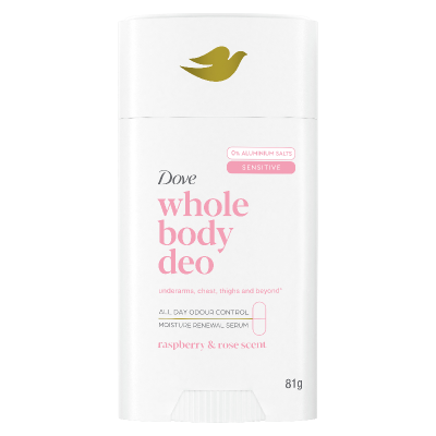 Dove Raspberry & Rose Scent Whole Body Deodorant Stick 81g