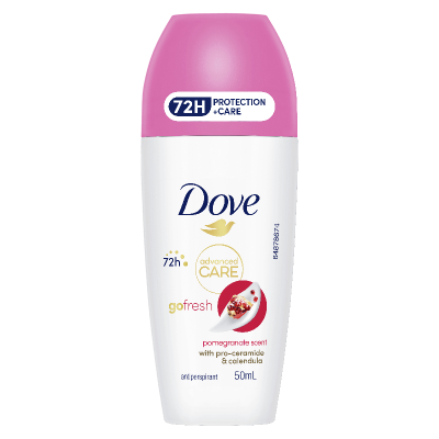 Dove Advanced Care Pomegranate Scent 72Hr Antiperspirant Roll On 50ml