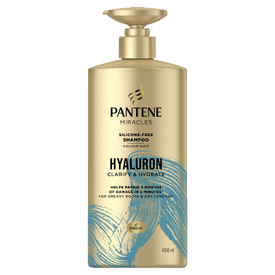 Pantene Miracles Hyaluron Clarify & Hydrate Shampoo 650ml