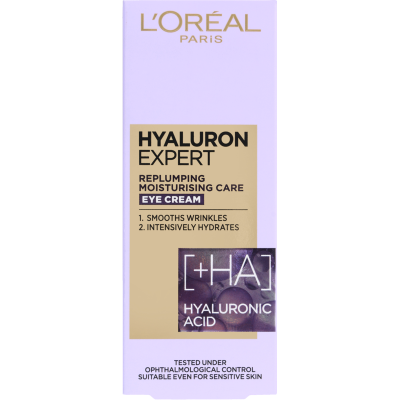 L'Oreal Paris Hyaluron Expert Replumping Moisturising Care Eye Cream 15ml