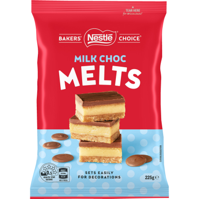 Nestle Bakers' Choice Milk Choc Melts 225g
