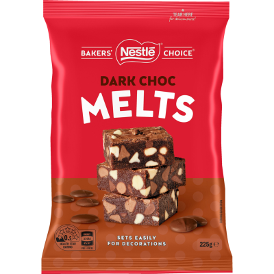 Nestle Bakers' Choice Dark Choc Melts 225g