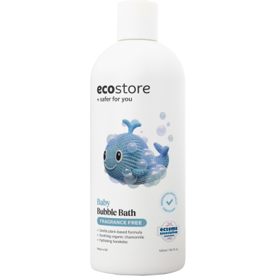 Ecostore Baby Fragrance Free Bubble Bath 535ml