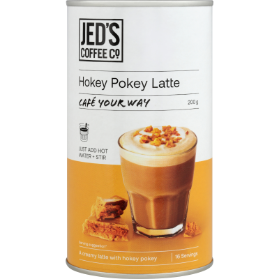 Jed's Coffee Co. Hokey Pokey Latte Powder 200g