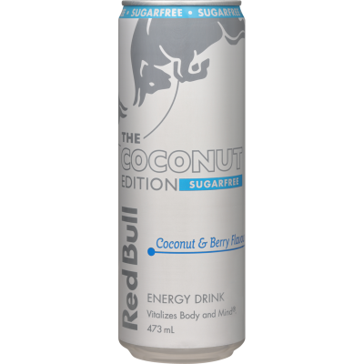 Red Bull The Coconut Edition Sugarfree Coconut & Berry Flavour Energy Drink 473ml