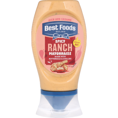 Best Foods Spicy Ranch Mayonnaise 245g