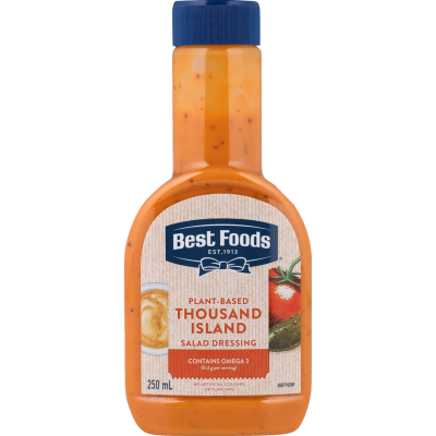 Best Foods Plant-Based Thousand Island Salad Dressing 250ml