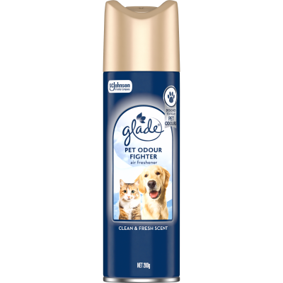 Glade Clean & Fresh Scent Pet Odour Fighter Air Freshener 200g