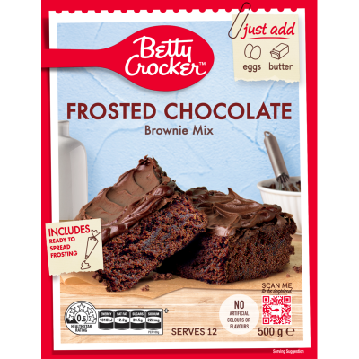 Betty Crocker Frosted Chocolate Brownie Mix 500g