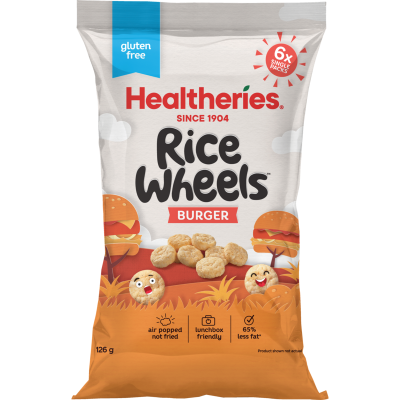 Healtheries Burger Rice Wheel Snack 126g