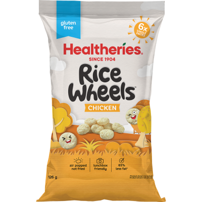 Healtheries Chicken Rice Wheel Snack 126g