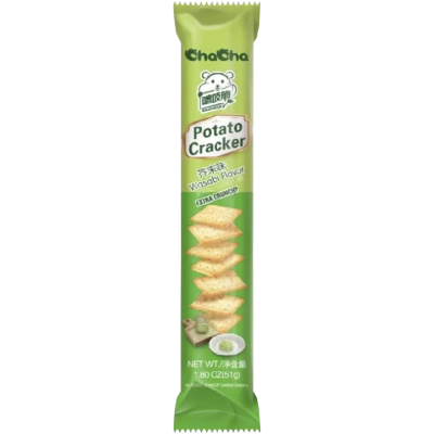 Cha Cha Wasabi Flavor Potato Cracker 51g