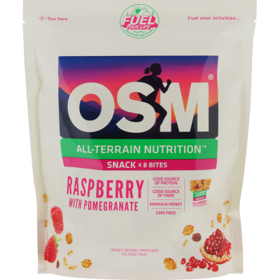 One Square Meal All Terrain Nutrition Raspberry With Pomegranate Bites 340g